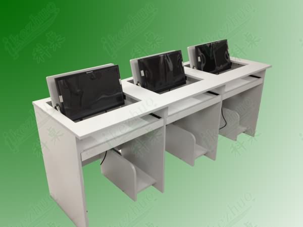 翻轉(zhuǎn)電腦桌，學(xué)校電腦桌，學(xué)生電腦桌